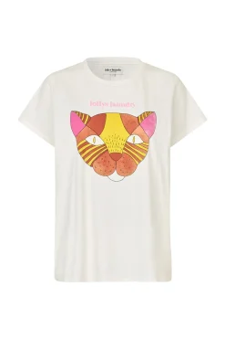 Lollys Laundry RomaLL Cat T-shirt, , L-Dame T-Shirts & Toppe
