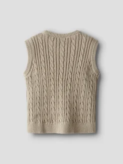 New Roman Knit Vest, , 110 cm Børn Strik & Sweatshirts