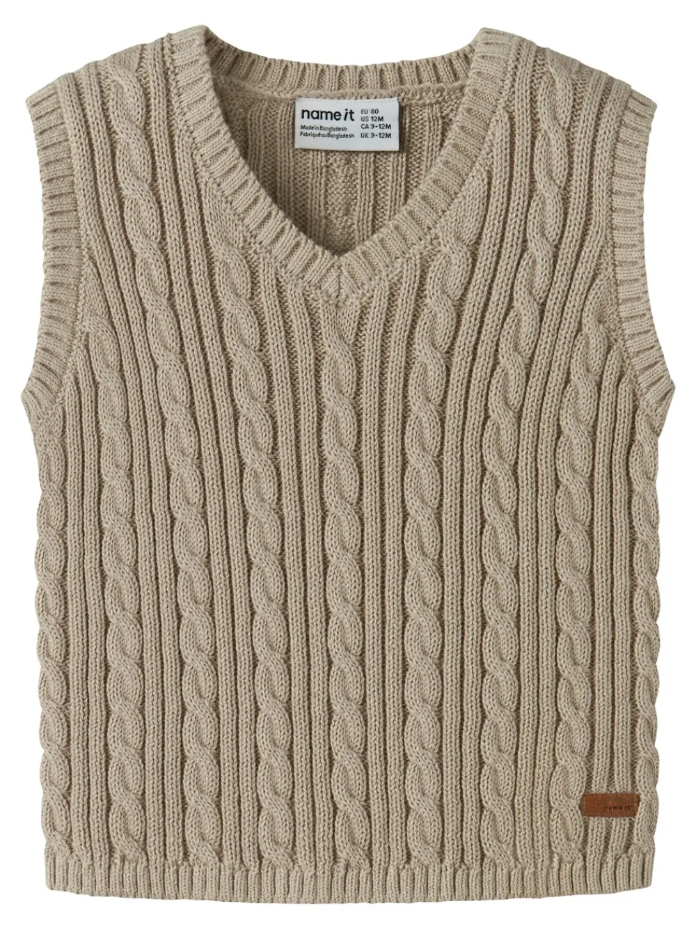 Best Roman Strikvest, , 68 cm Børn Strik & Sweatshirts
