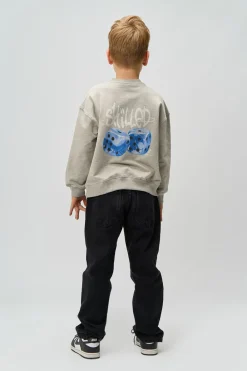 New Ron Oversize Sweatshirt, , 134-140 cm Børn Strik & Sweatshirts
