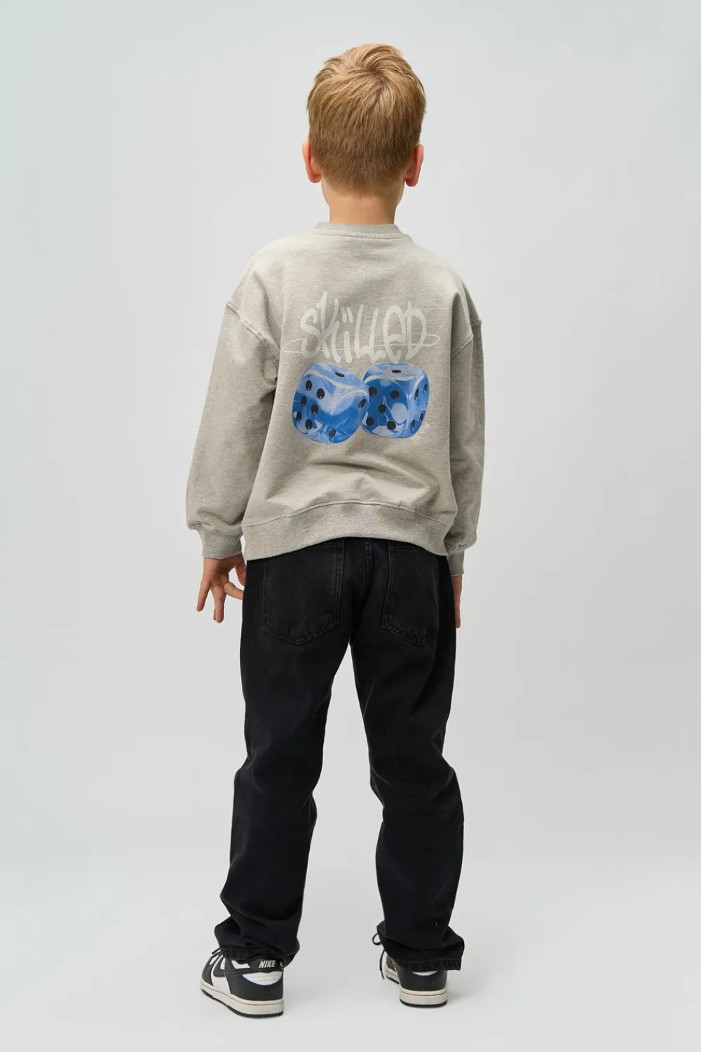 New Ron Oversize Sweatshirt, , 134-140 cm Børn Strik & Sweatshirts