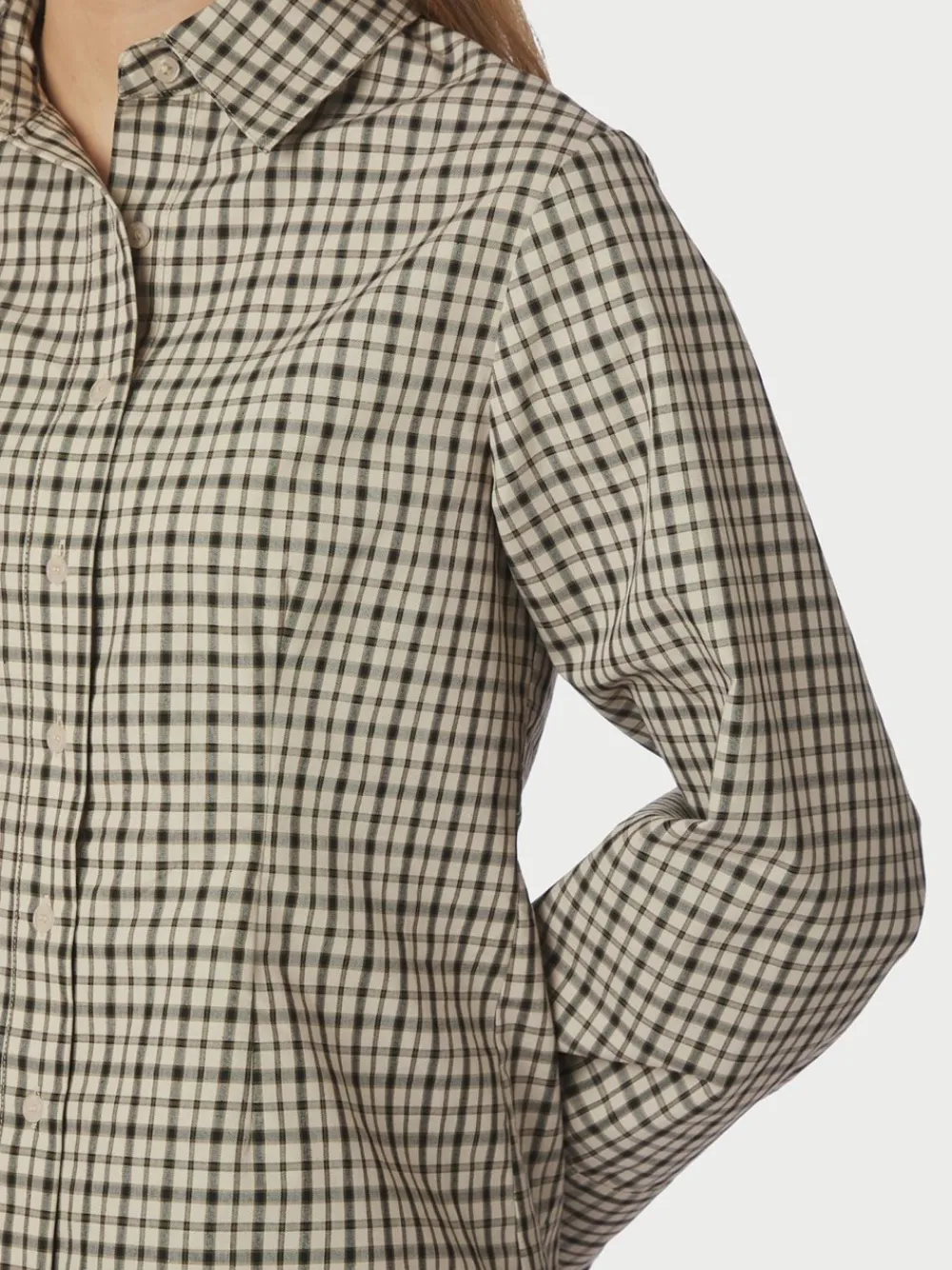 New Rosa Checked Skjorte, , 38 Dame Bluser & Skjorter
