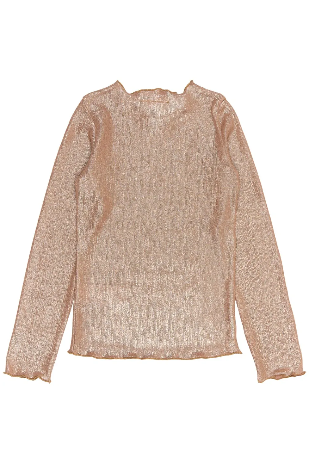 Discount Rosalind Langærmet Glitter Bluse, , 134-140 cm Børn Bluser