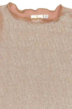 Discount Rosalind Langærmet Glitter Bluse, , 134-140 cm Børn Bluser