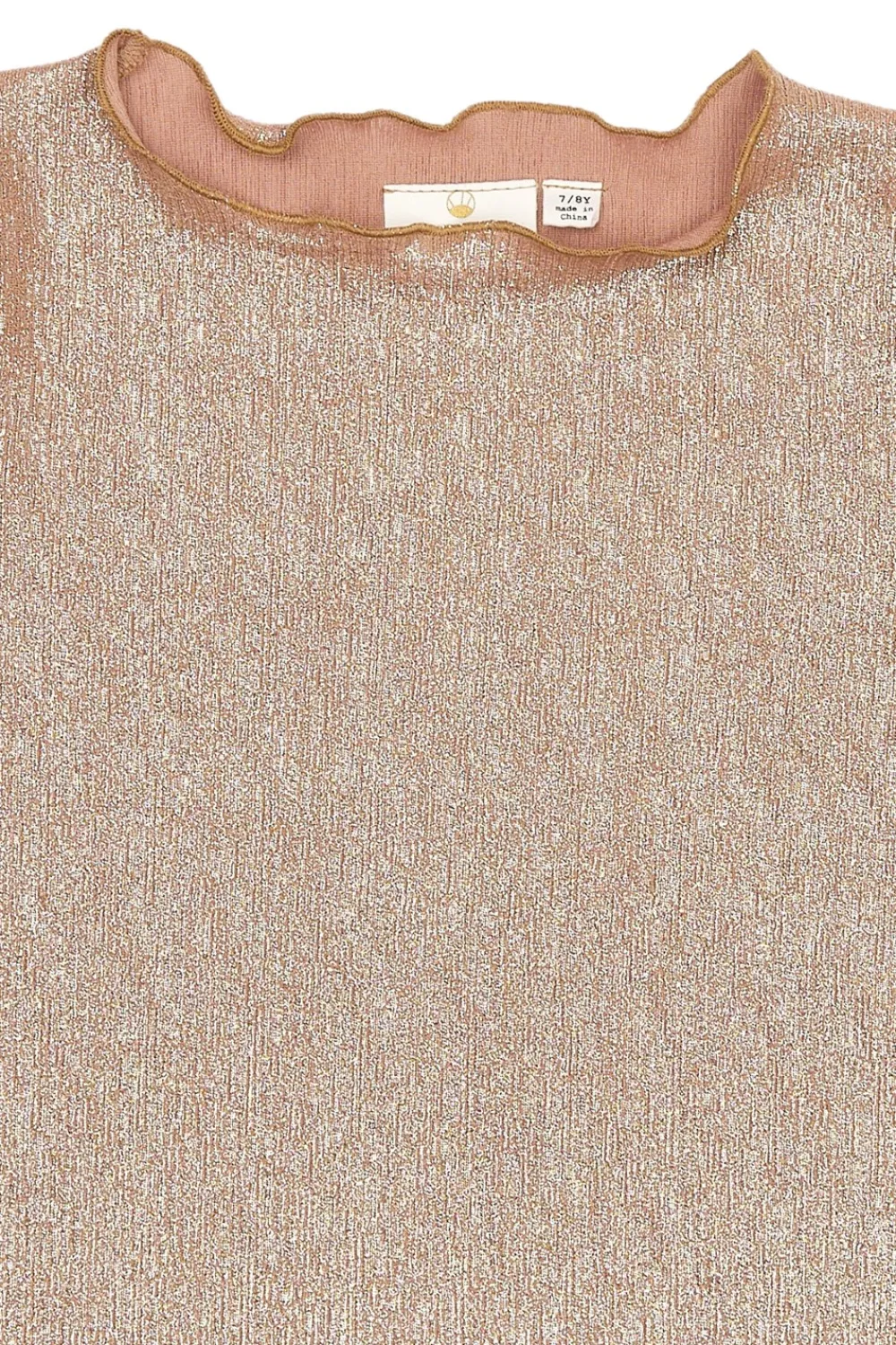 Discount Rosalind Langærmet Glitter Bluse, , 134-140 cm Børn Bluser