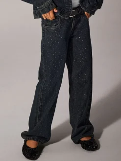 Name It Rose Wide Rhine Jeans, , 140 cm-Børn Jeans