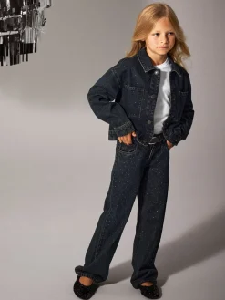 Name It Rose Wide Rhine Jeans, , 140 cm-Børn Jeans