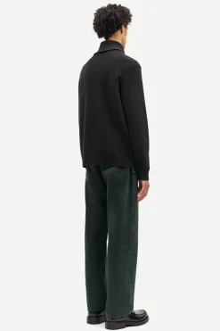 Samsøe Samsøe Ryder Half Zip Striktrøje, , M- Strik