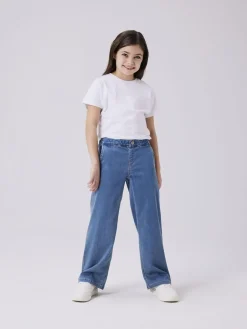 Name It Salli Wide Jeans, , 116 cm-Børn Jeans