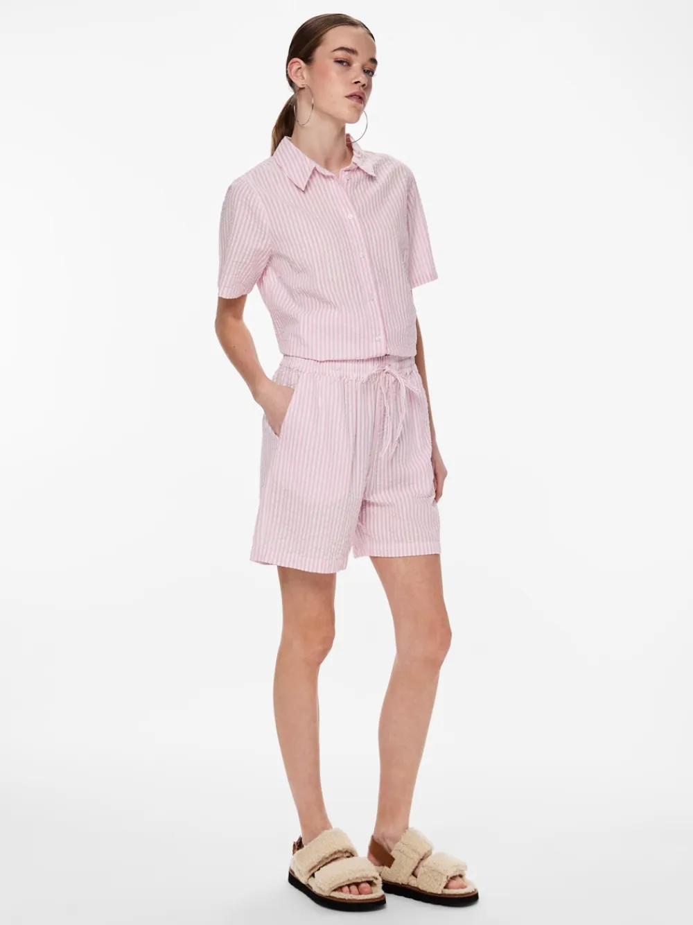 Pieces Sally Shorts, , XS-Dame Shorts