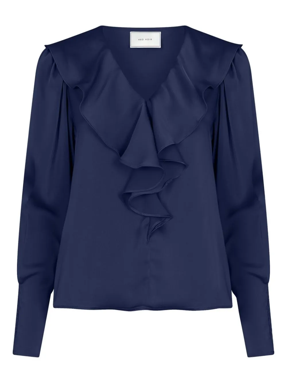 Sandie Sateen Bluse, , 38 Dame Bluser & Skjorter