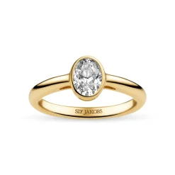 Hot Sardinien Ovale Piccolo Ring, , 54 Dame Ringe