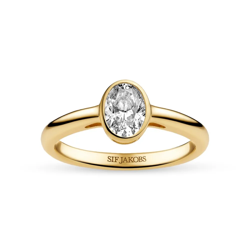 Hot Sardinien Ovale Piccolo Ring, , 54 Dame Ringe