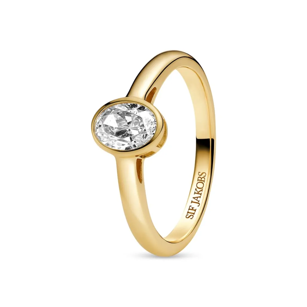 Hot Sardinien Ovale Piccolo Ring, , 54 Dame Ringe