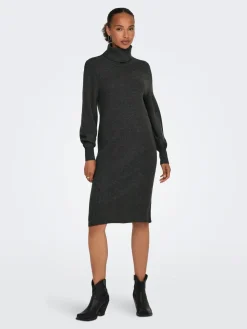 ONLY Sasha Strikkjole, , XS-Dame Strik & Sweatshirts|Kjoler