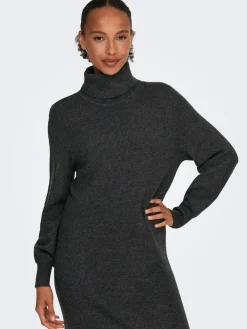 ONLY Sasha Strikkjole, , XS-Dame Strik & Sweatshirts|Kjoler