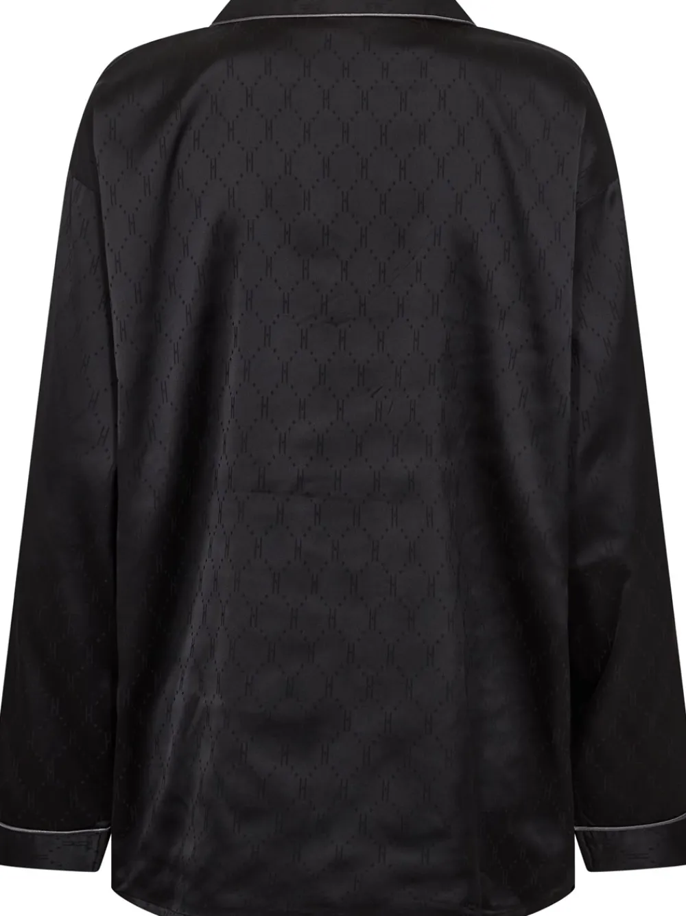 Satin Pyjamassæt, , L Dame Loungewear