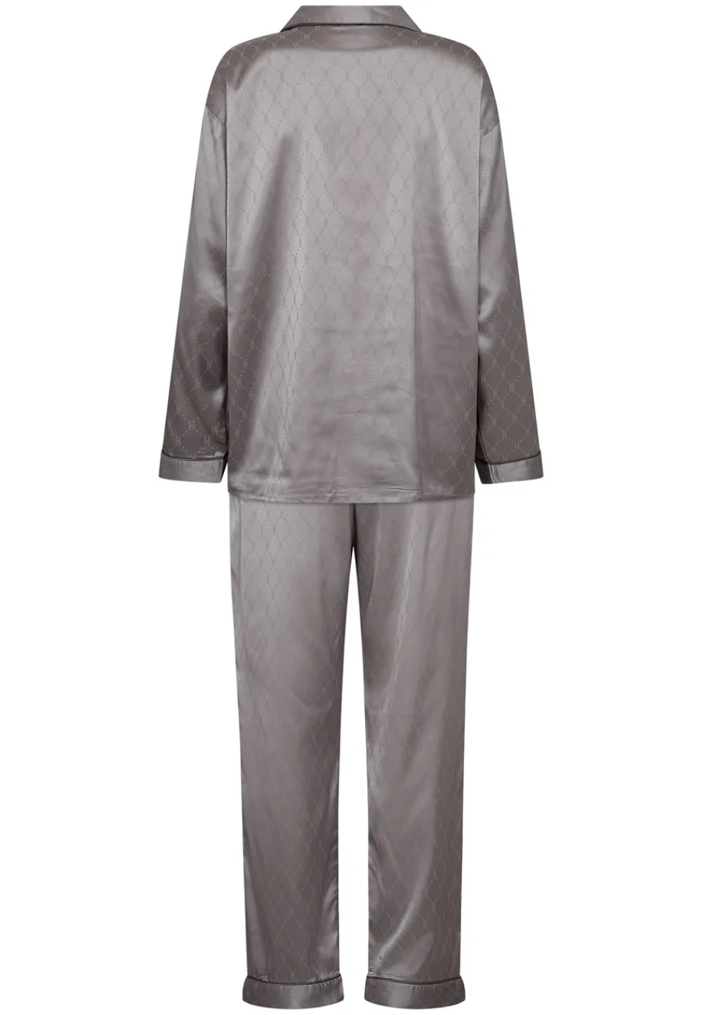 Hype The Detail Satin Pyjamassæt, , L-Dame Loungewear