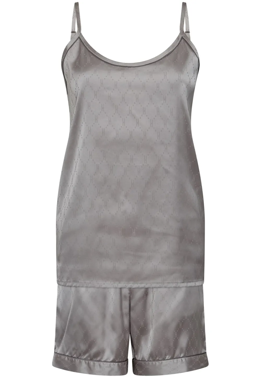 Hype The Detail Satin Short Natsæt, , M-Dame Loungewear