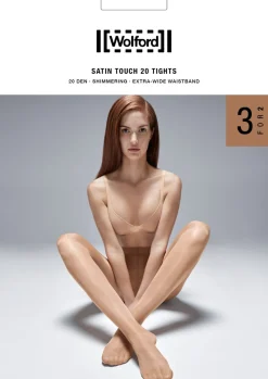 Discount Satin Touch 20 3-pak Strømpebukser, , S Dame Strømper