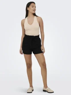 New Say Linen Shorts, , 34 Dame Shorts