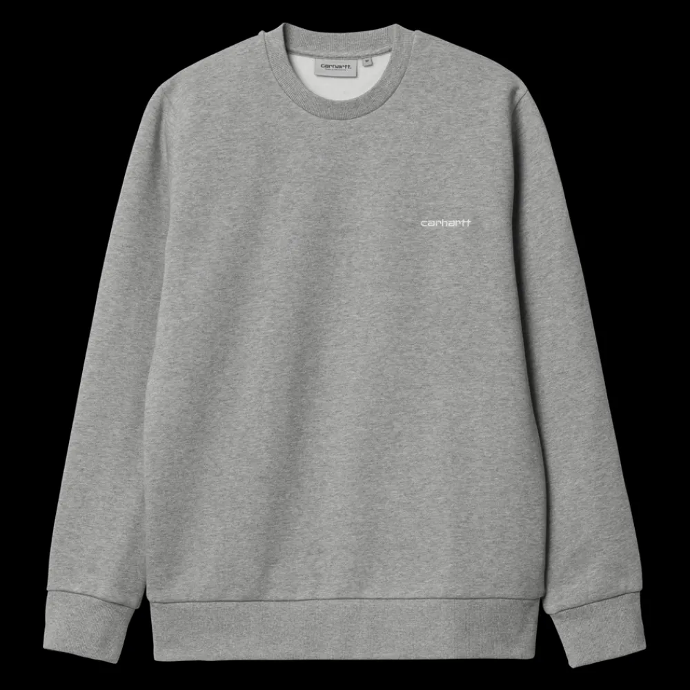 Discount Script Embroidery Sweatshirt, , XS Sweatshirts & Trøjer