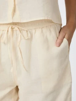 Discount Shala Linen Shorts, , 38 Dame Shorts