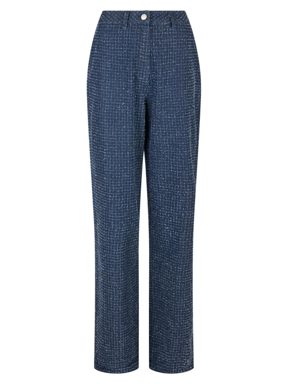 Discount Shaya Denim Structure Bukser, , 34 Dame Bukser & Leggings