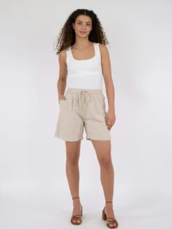 Neo Noir Shea Linen Shorts, , 34-Dame Shorts