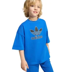 New Short Tee Big Logo Execution Sæt, , 122 cm Børn Nederdele & Shorts