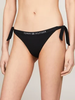 Tommy Hilfiger Side Tie Bikinitrusser, , L-Dame Badetøj
