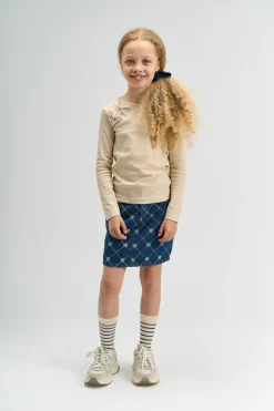 THE NEW Sigga Rib Bluse, , 146-152 cm-Børn Bluser