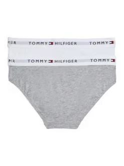 Tommy Hilfiger Signature Logo Waistband 2-pak Briefs, , 128-140 cm-Børn Undertøj & Nattøj