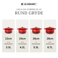 Discount Signature Rund Støbejernsgryde, , 4,2 L Gryder & Pander