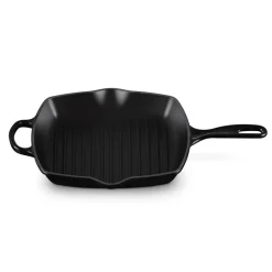 Signature Støbejerns Kvadratisk Grillpande, , 26x26 cm Gryder & Pander