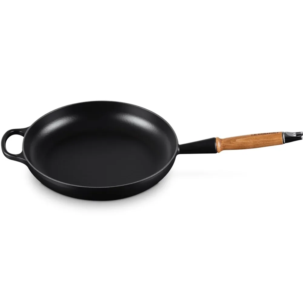Hot Signature Støbejerns Stegepande Med Træhåndtag, , Ø28 cm Gryder & Pander