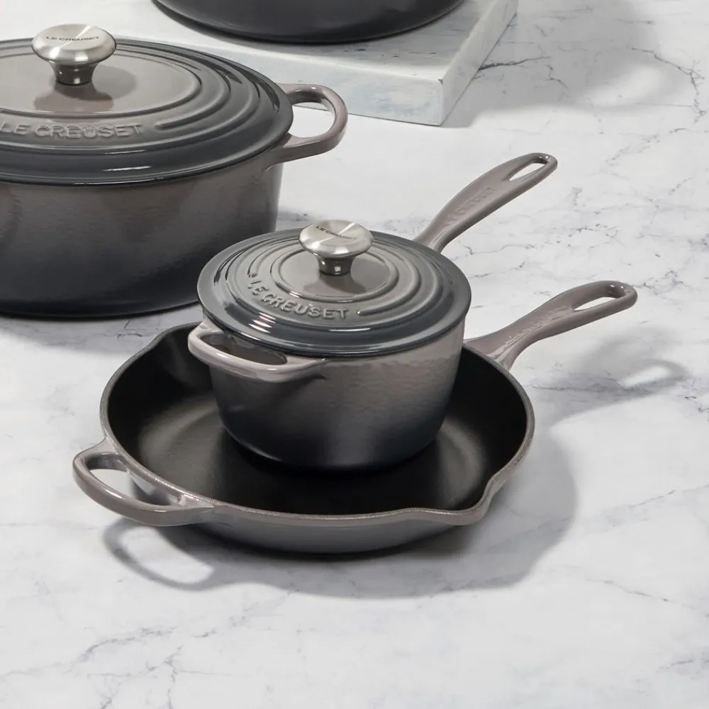 Le Creuset Signature Støbejerns Stegepande, , Ø23 cm- Gryder & Pander
