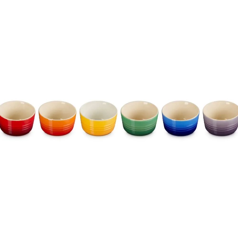 Le Creuset Signature Stentøjs 6-pak Ramekin, Ø7,8 cm- Fade & Skåle