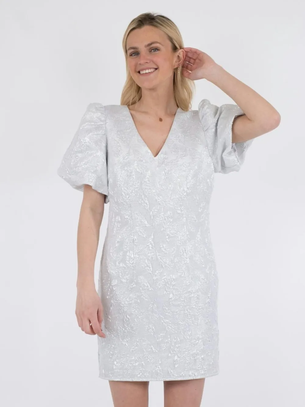 Neo Noir Sika Metallic Kjole, , 38-Dame Kjoler
