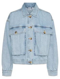 Vero Moda Silka Denimjakke, , XL-Dame Jakker & Frakker