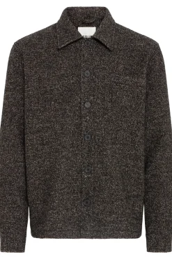 Solid Simeon Overshirt, , XL- Overshirts