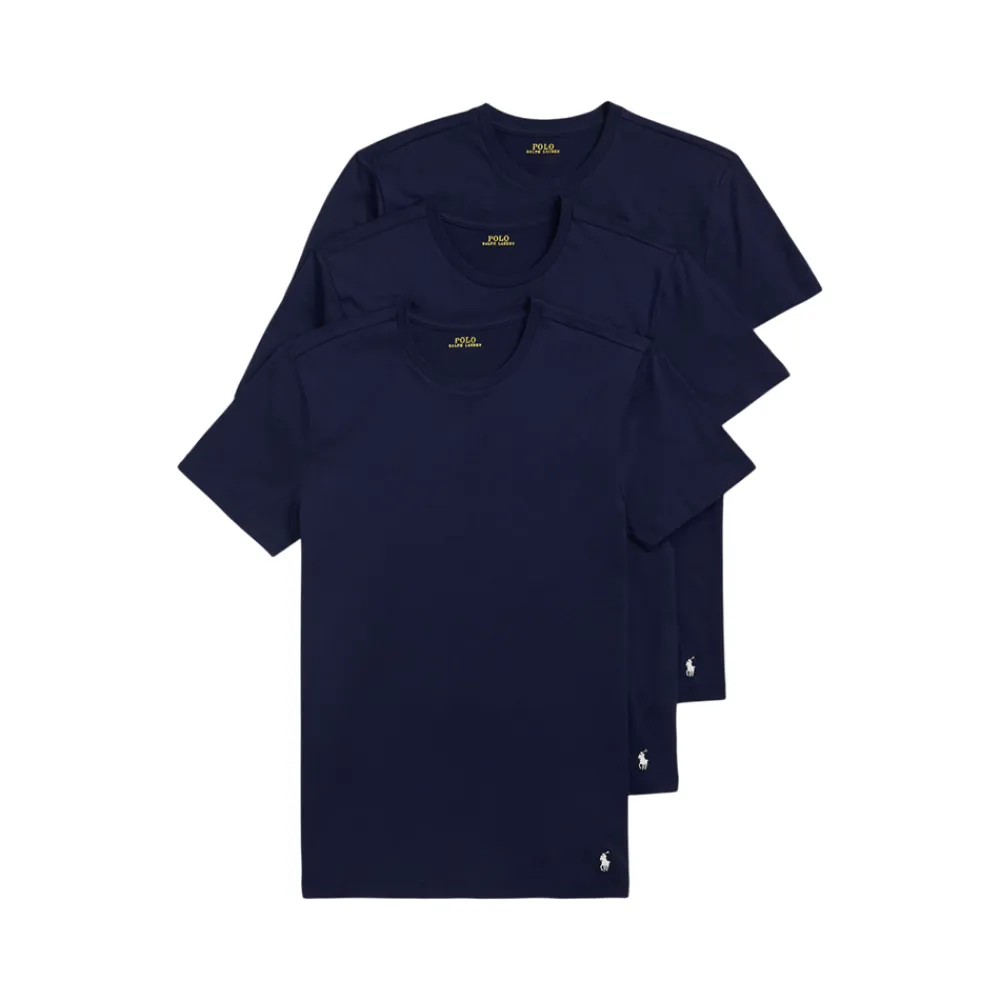 Ralph Lauren Slim Crewneck 3-pak Undertrøjer, , XL- Undertøj