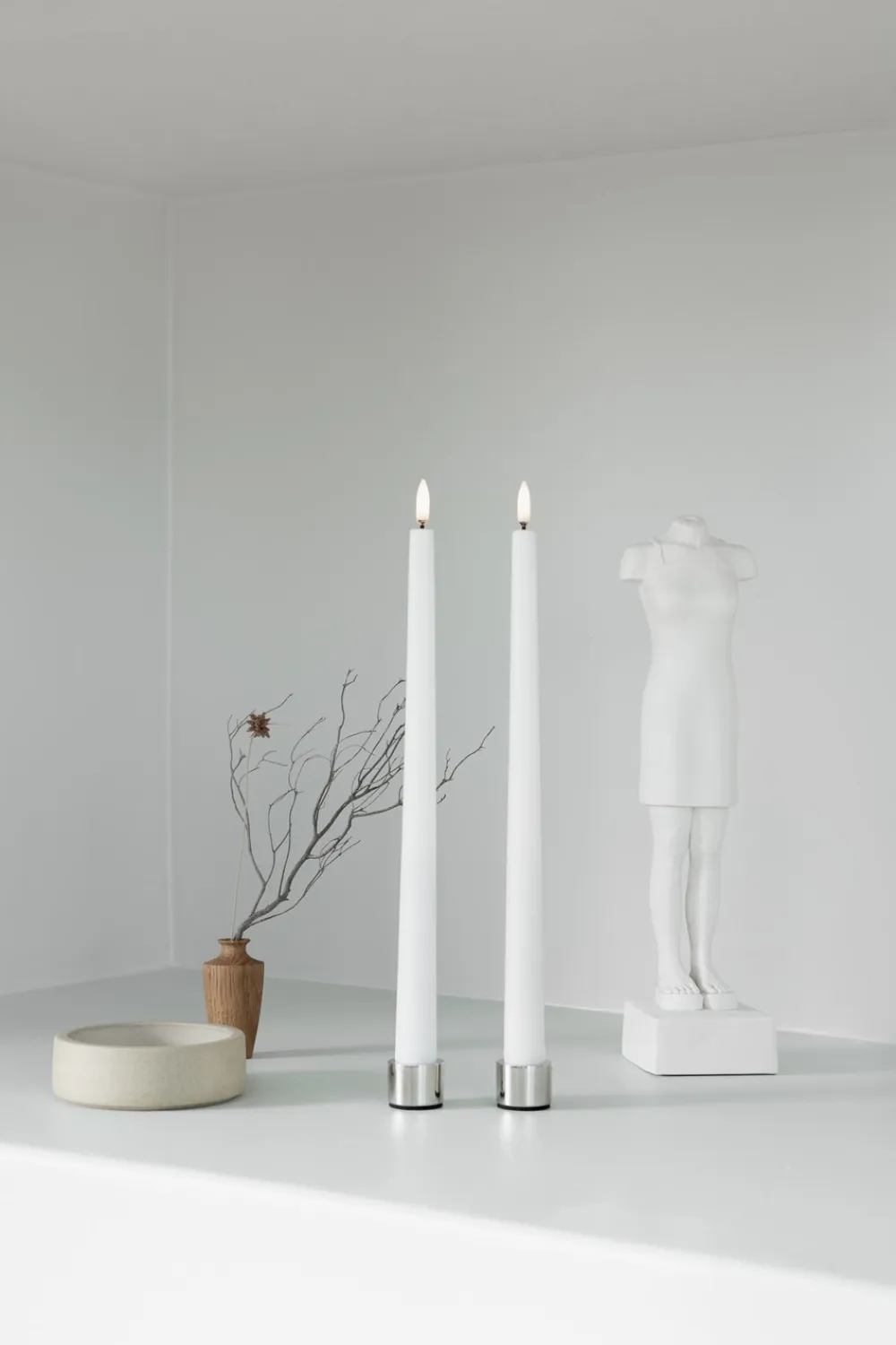 Uyuni Slim LED 2-pak Kronelys,- Lysestager & Lys|Led Lys