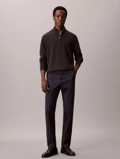 Calvin Klein Slim Sateen Chino Bukser, , W33/L32- Bukser & Chinos