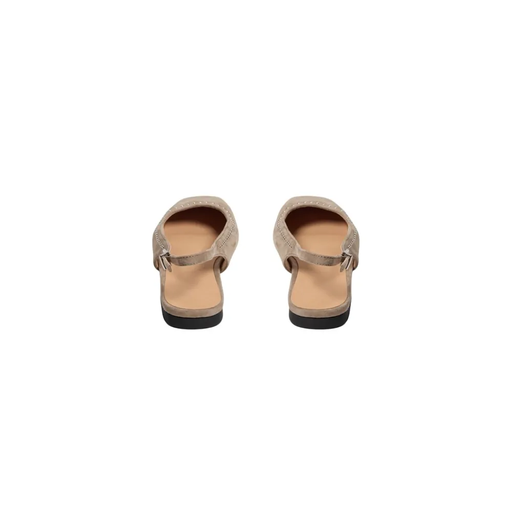 Slingback Ballerinasko, , 38 Dame Flade Sko|Ballerinaer