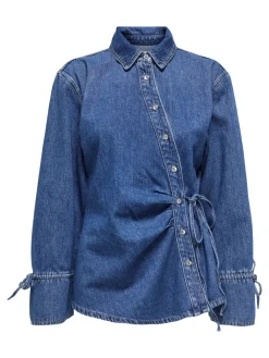 Outlet Smilla Tie Skjorte, , M Dame Bluser & Skjorter