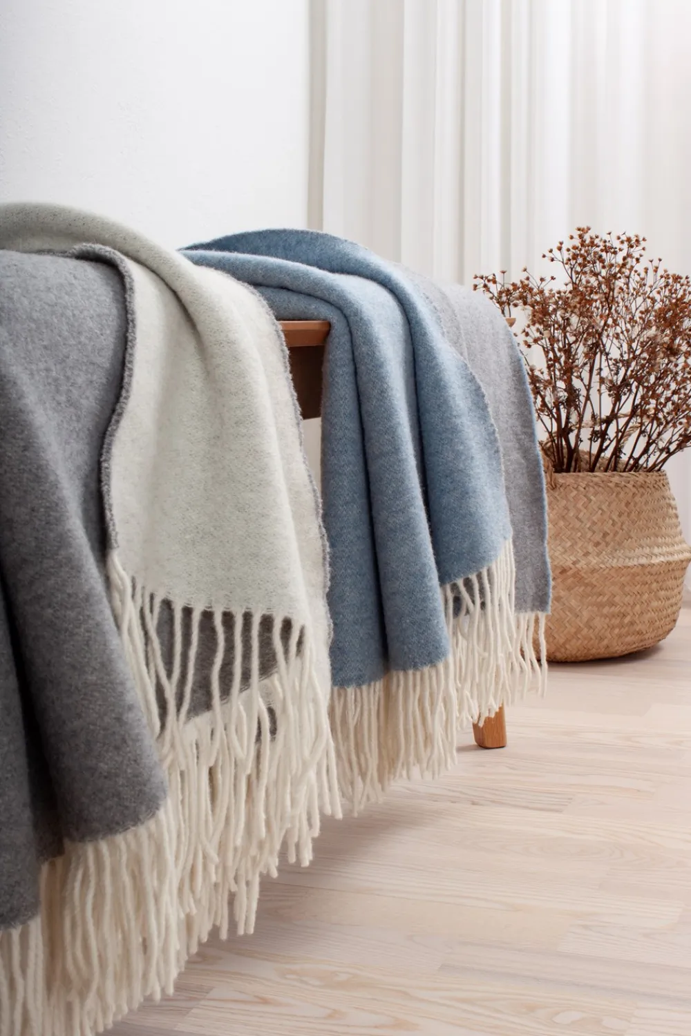 Arctic Smilla Uldplaid, , 130x190 cm- Plaider