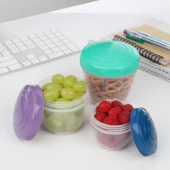 Sistema Snack 'N' Nest To Go 3-pak Plastikbøtte,- Opbevaring