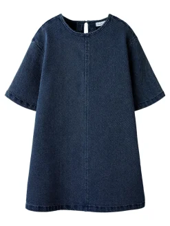 Name It Sof Denim Kjole, , 146 cm-Børn Kjoler