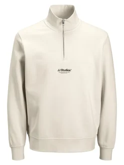 Jack & Jones Junior Soho Quarter Zip Sweatshirt, , 164 cm-Børn Strik & Sweatshirts
